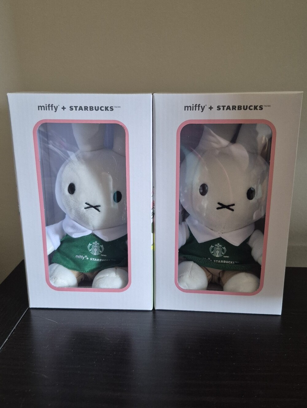 NIB ☆ 2026 Starbucks × Miffy Plush 2 Set
